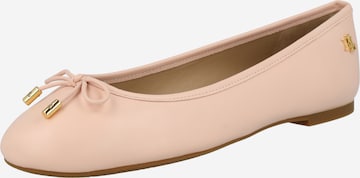 Lauren Ralph Lauren Ballerina 'JAYNA' in Roze: voorkant