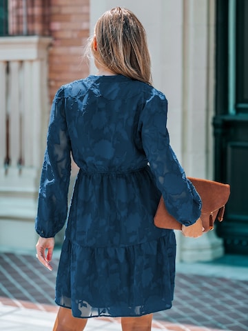 Cupshe Jurk 'Floral' in Blauw