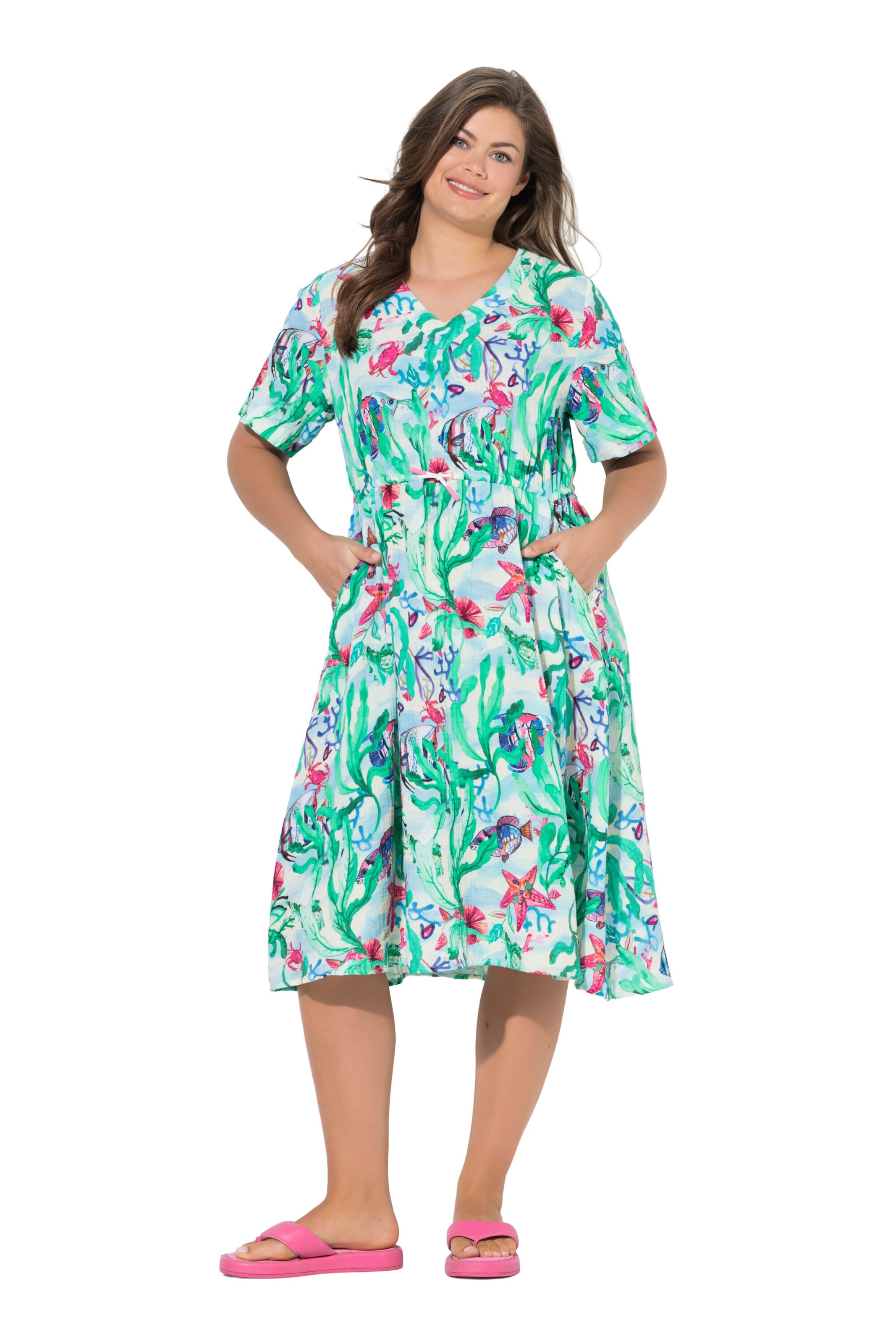 LAURASØN Kleid in Grün: Vorderseite