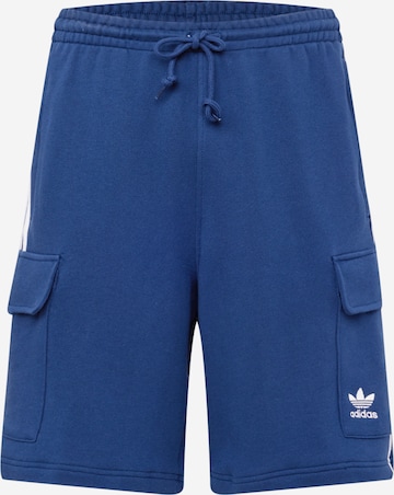 ADIDAS ORIGINALS Cargobroek 'Adicolor Classics 3-Stripes ' in Blauw: voorkant