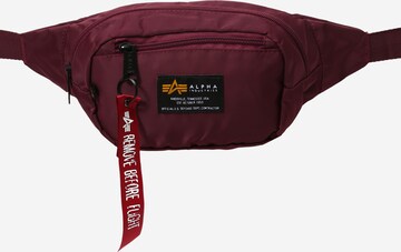 Marsupio 'Crew' di ALPHA INDUSTRIES in rosso: frontale