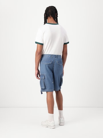 GAP - Ropa ancha Pantalón vaquero cargo en azul