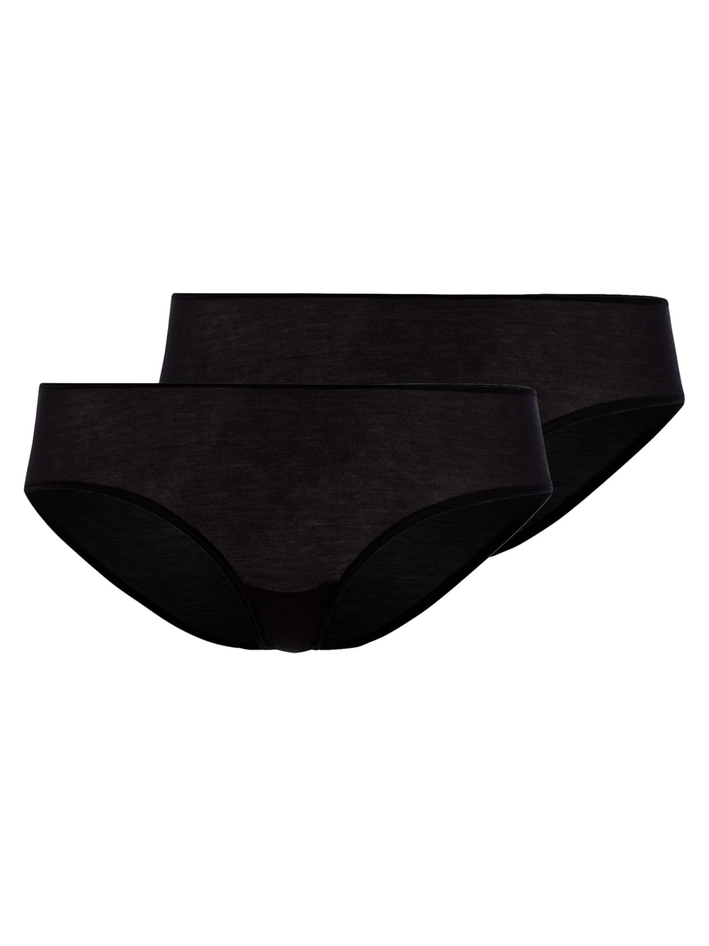 Hanro Slip 'Ultralight'‌‌‌‌ in Schwarz: Vorderseite
