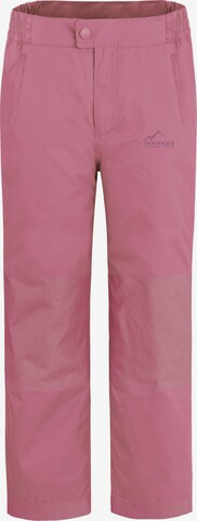 normani Regular Outdoor Pants 'Deltana' in Pink: front