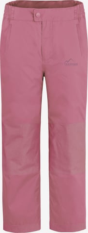 Regular Pantalon fonctionnel 'Deltana' normani en rose : devant