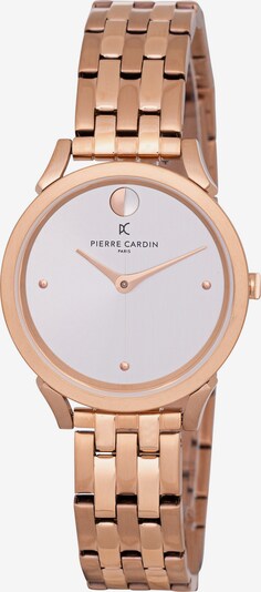 PIERRE CARDIN Analoguhr in rosegold / weiß, Produktansicht