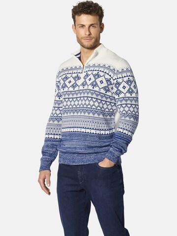 BABISTA Trui ' Varziro ' in Blauw: voorkant