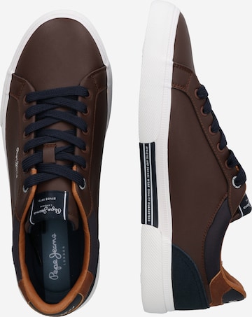 Pepe Jeans Platform trainers 'KENTON COURT' in Brown
