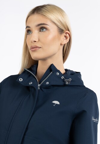 Veste fonctionnelle 'Bridgeport' Schmuddelwedda en bleu