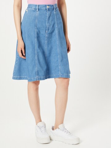 Levi's Made & Crafted Rock 'LMC Petal Skirt' in Blau: predná strana