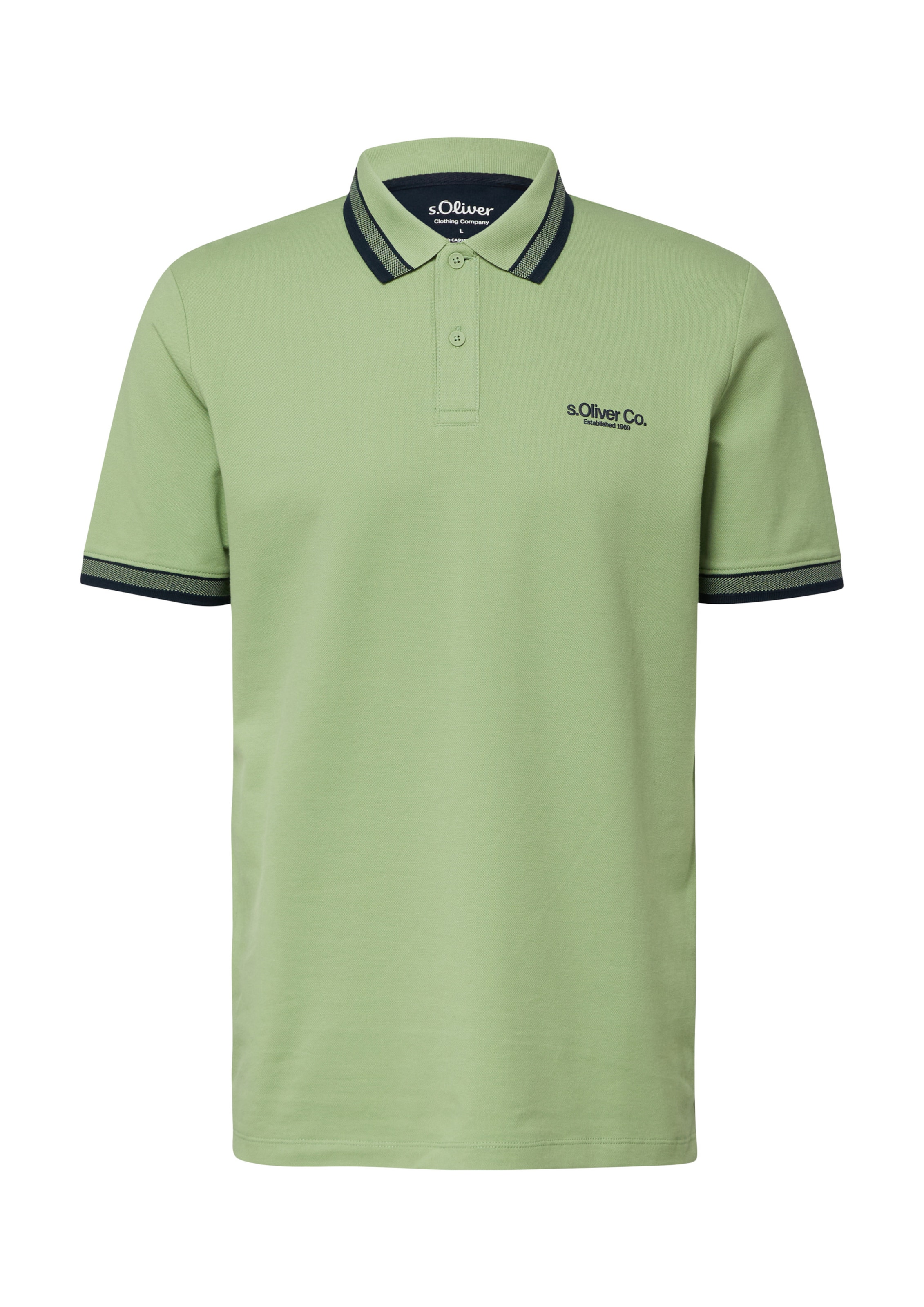 s.Oliver Shirt in Groen: voorkant