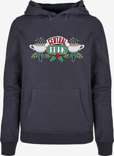 ABSOLUTE CULT Sweatshirt 'Friends - Festive Central Perk' in marine / grün / rot / weiß, Produktansicht