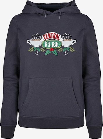 ABSOLUTE CULT Sweatshirt 'Friends - Festive Central Perk' in Blue: front