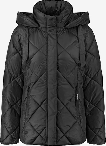 GERRY WEBER Winter Jacket in Black: front