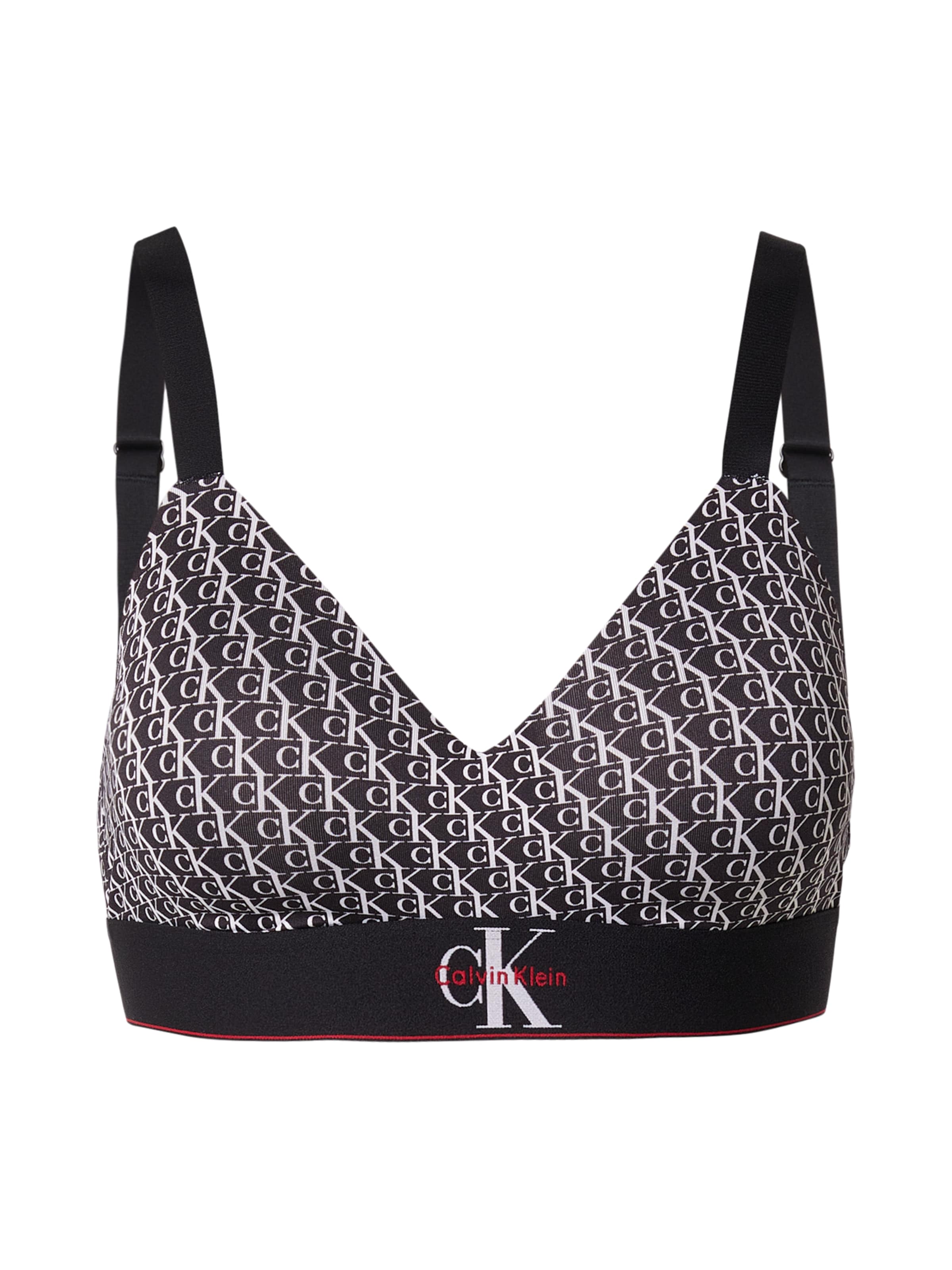 Soutien-gorge Calvin Klein Underwear en noir : devant