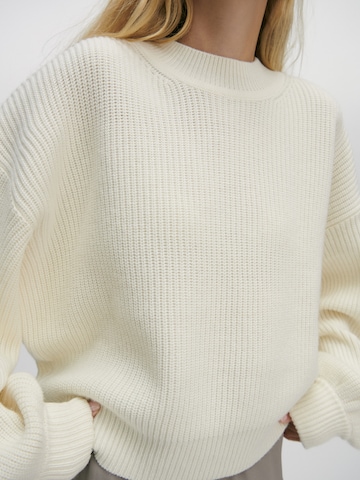 ABOUT YOU x Marie von Behrens Sweater 'Ida' in White