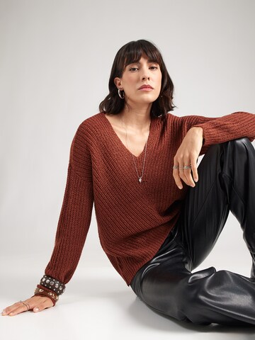 JDY Sweater 'JDYNEW MEGAN' in Red: front