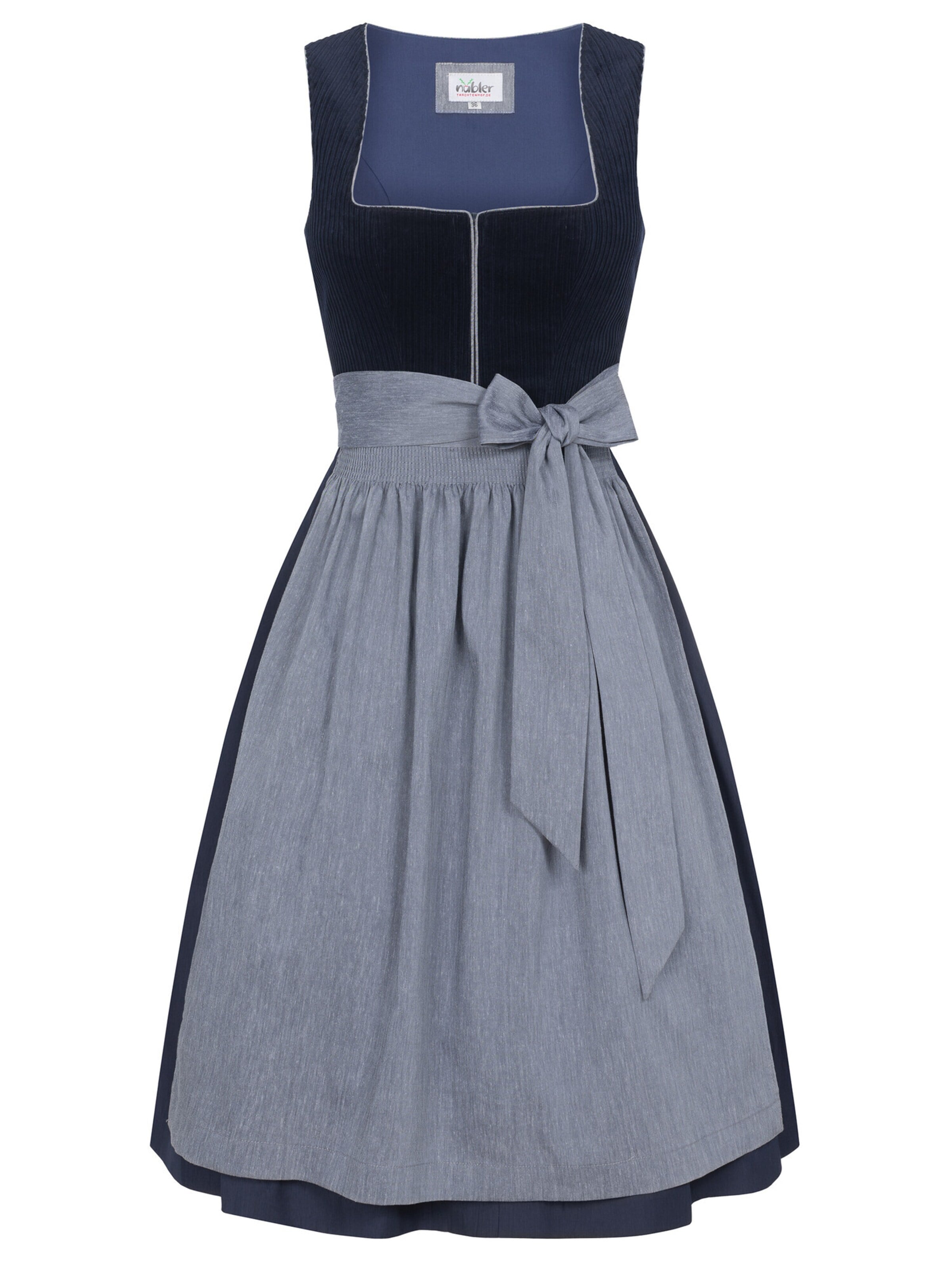 Trachtenhof Nübler Dirndl 'Dirndl lang Florentine' in Blue: front