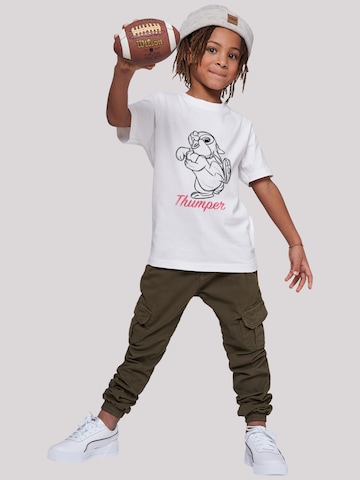 T-Shirt 'Thumper Line Drawing' F4NT4STIC en blanc
