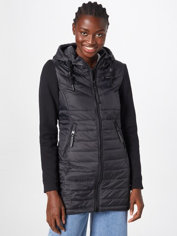 Ragwear Winter Coat 'Lucinda' in Black: front