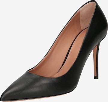 BOSS Orange - Sapatos de salto 'Eddie' em preto: frente