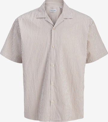JACK & JONES Skjorte 'Hawaii' i brun: forside