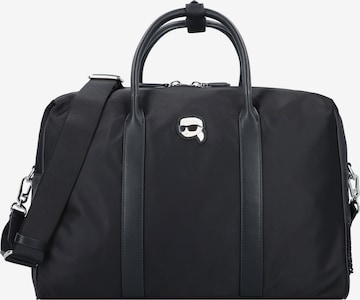 Karl Lagerfeld Weekend bag i svart: framsida