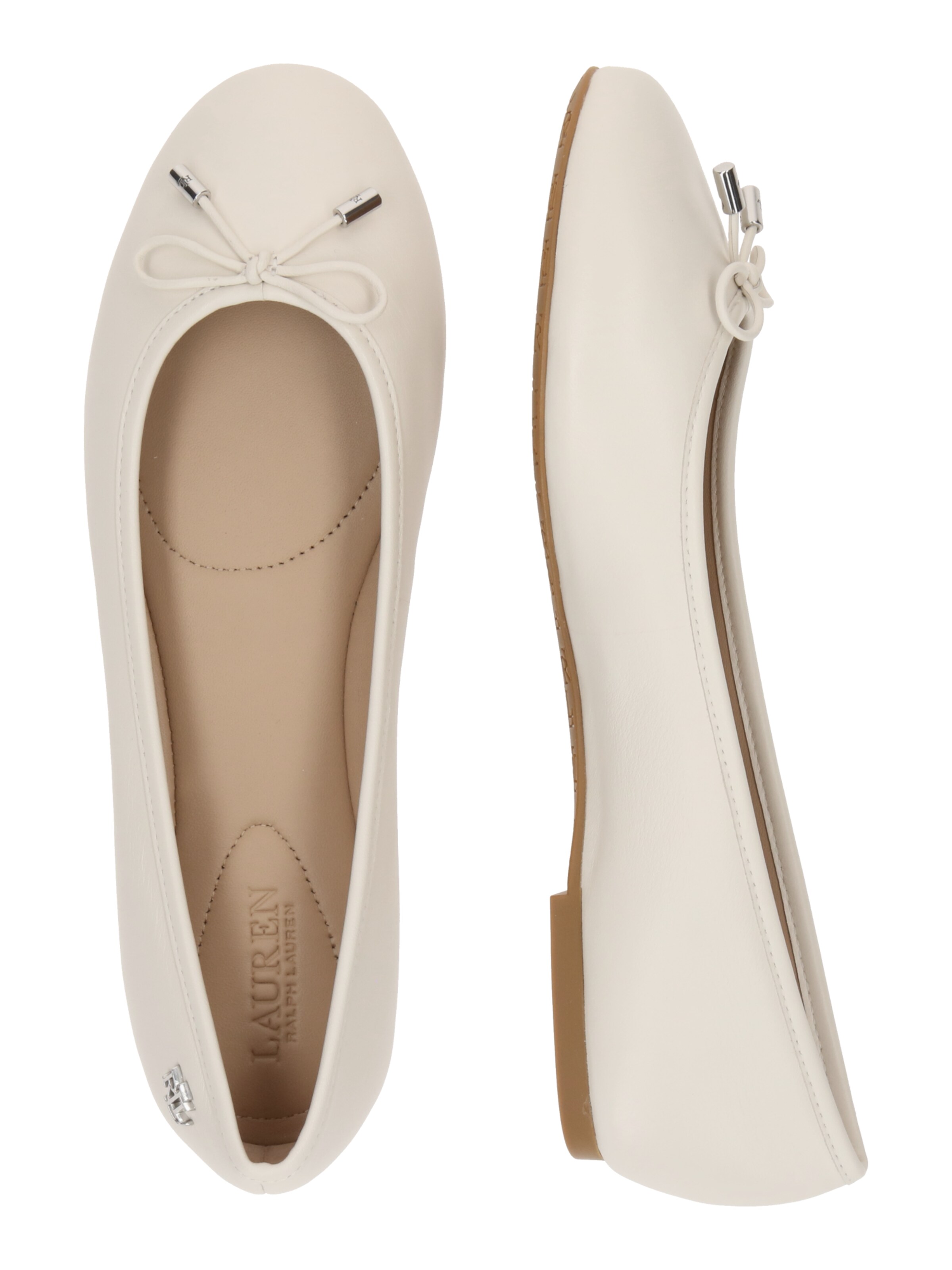 Balerini 'JAYNA' de la Lauren Ralph Lauren pe alb