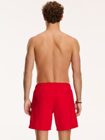 Pantaloncini da bagno 'MIKE' di Shiwi in rosso