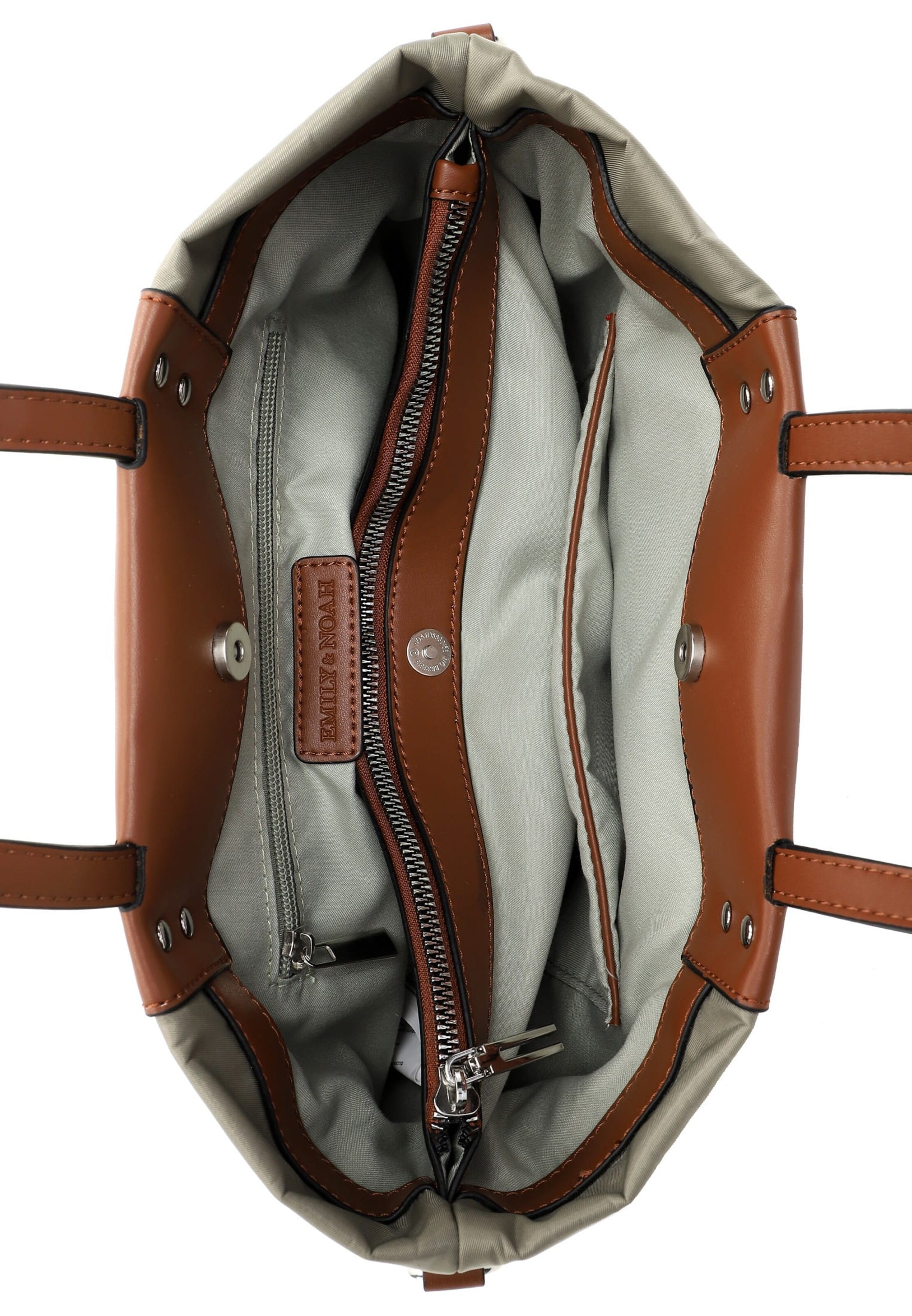 Cabas 'Elaura' Emily & Noah en vert