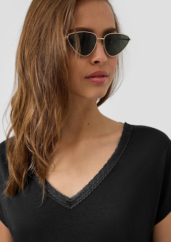 QS - Camiseta en negro