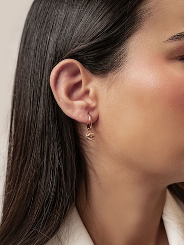 Orecchini 'Lucky Gaze' di Hey Happiness in oro