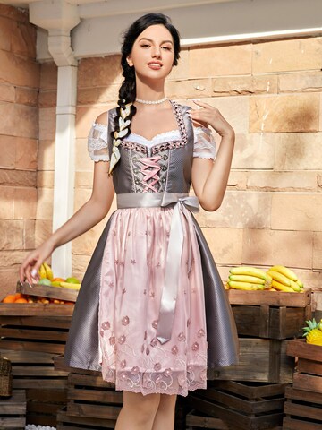 Yesfashion Dirndl‌‌‌‌‌‌‌‌‌ in Grau