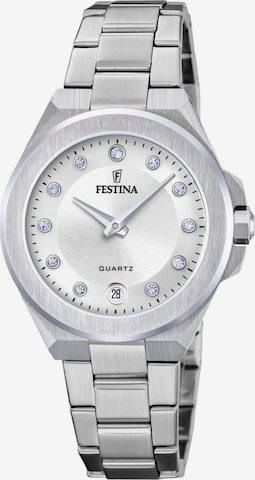 Montre à affichage analogique 'Festina - Date watch Mademoiselle - Quartz watch movement - Watch case width: 33 mm' FESTINA en argent : devant
