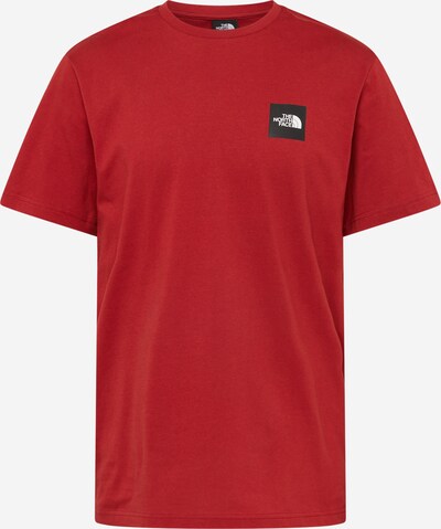 THE NORTH FACE T-Shirt 'COORDINATES' en rouge / noir / blanc, Vue avec produit