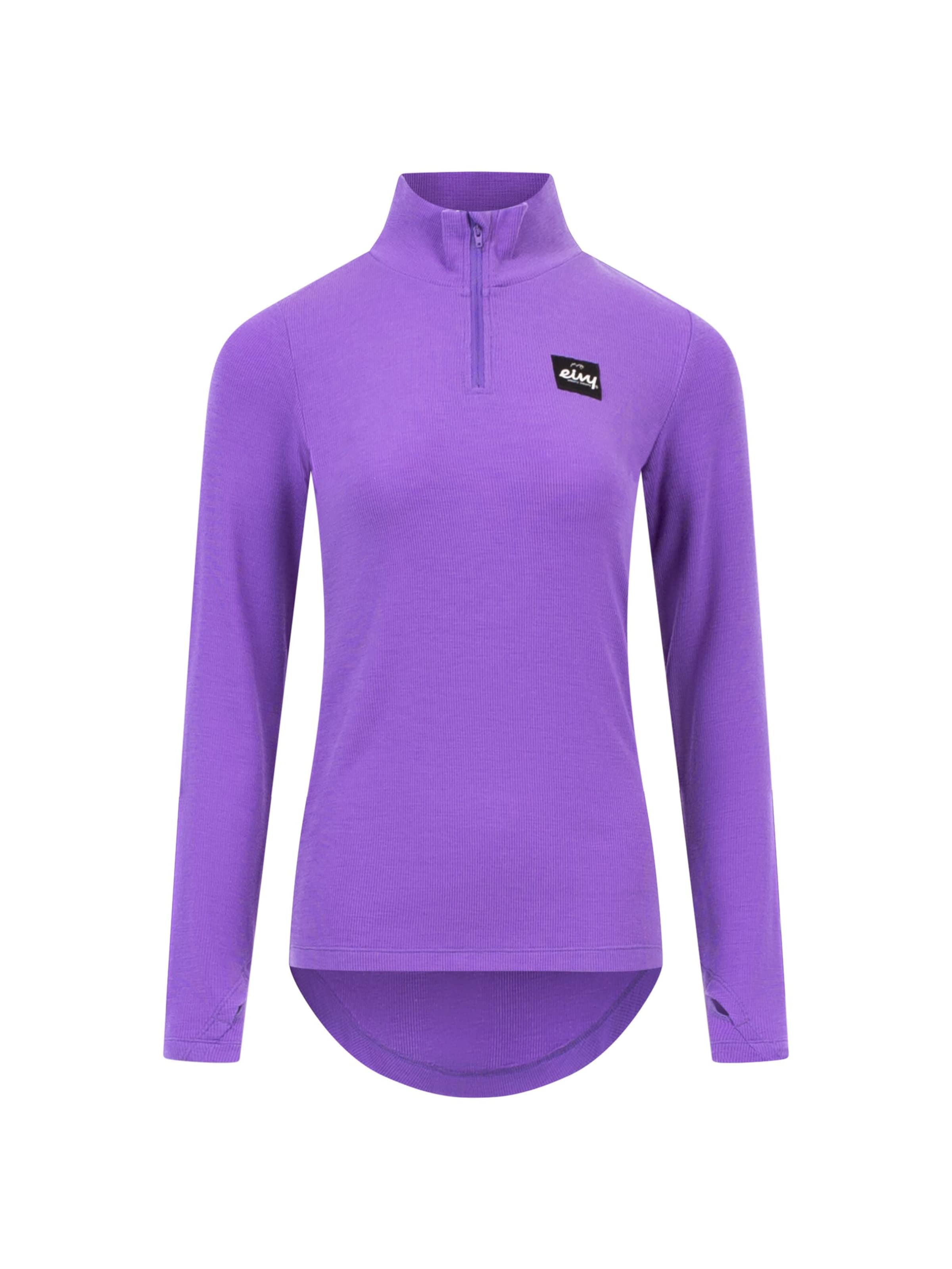 Eivy Funktionsshirt 'Journey' Base-Layer-Top in Lila: Vorderseite