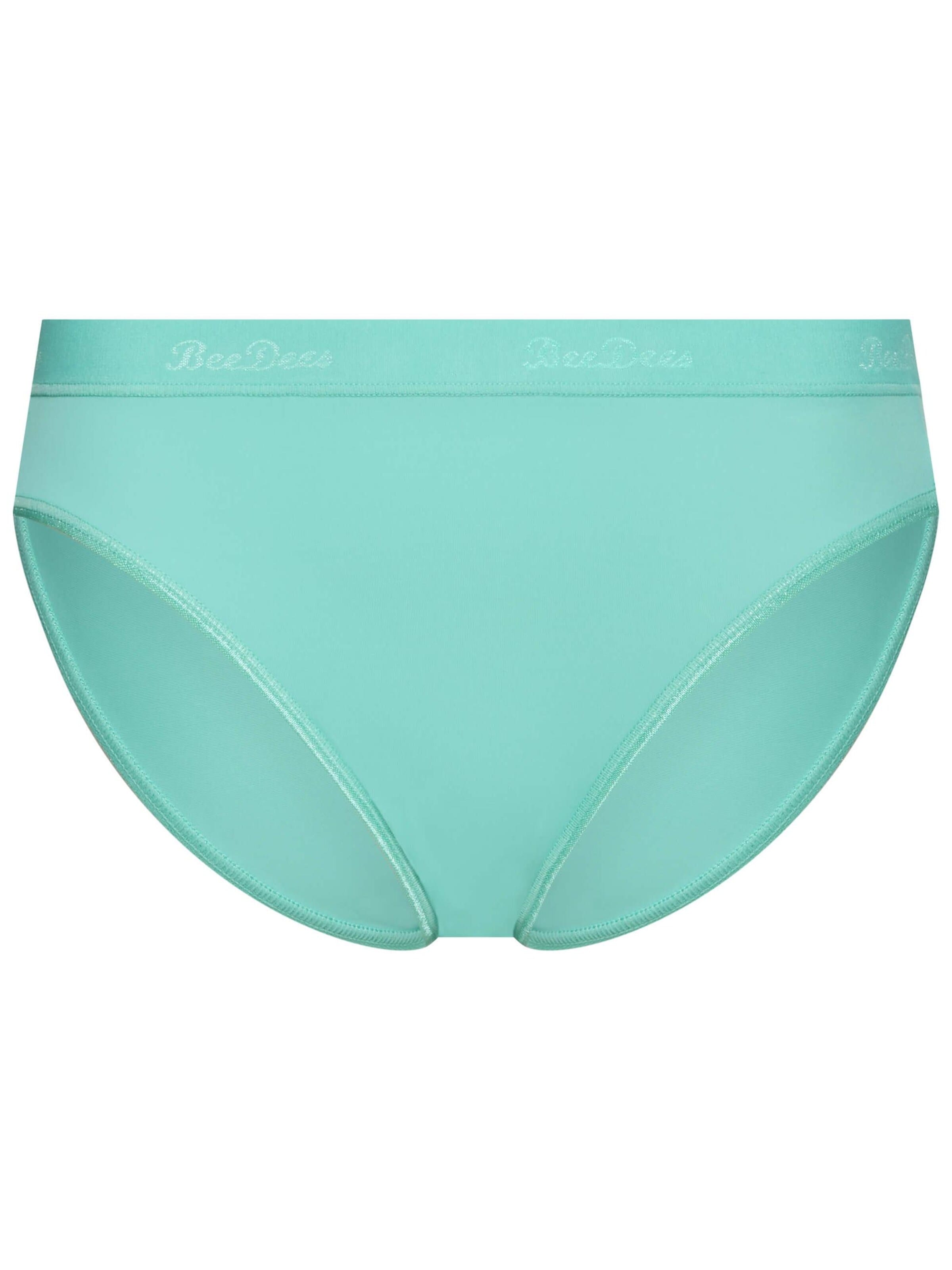 BeeDees Panty 'Slip Microfun Tai mit Elastikbund' in Blue: front