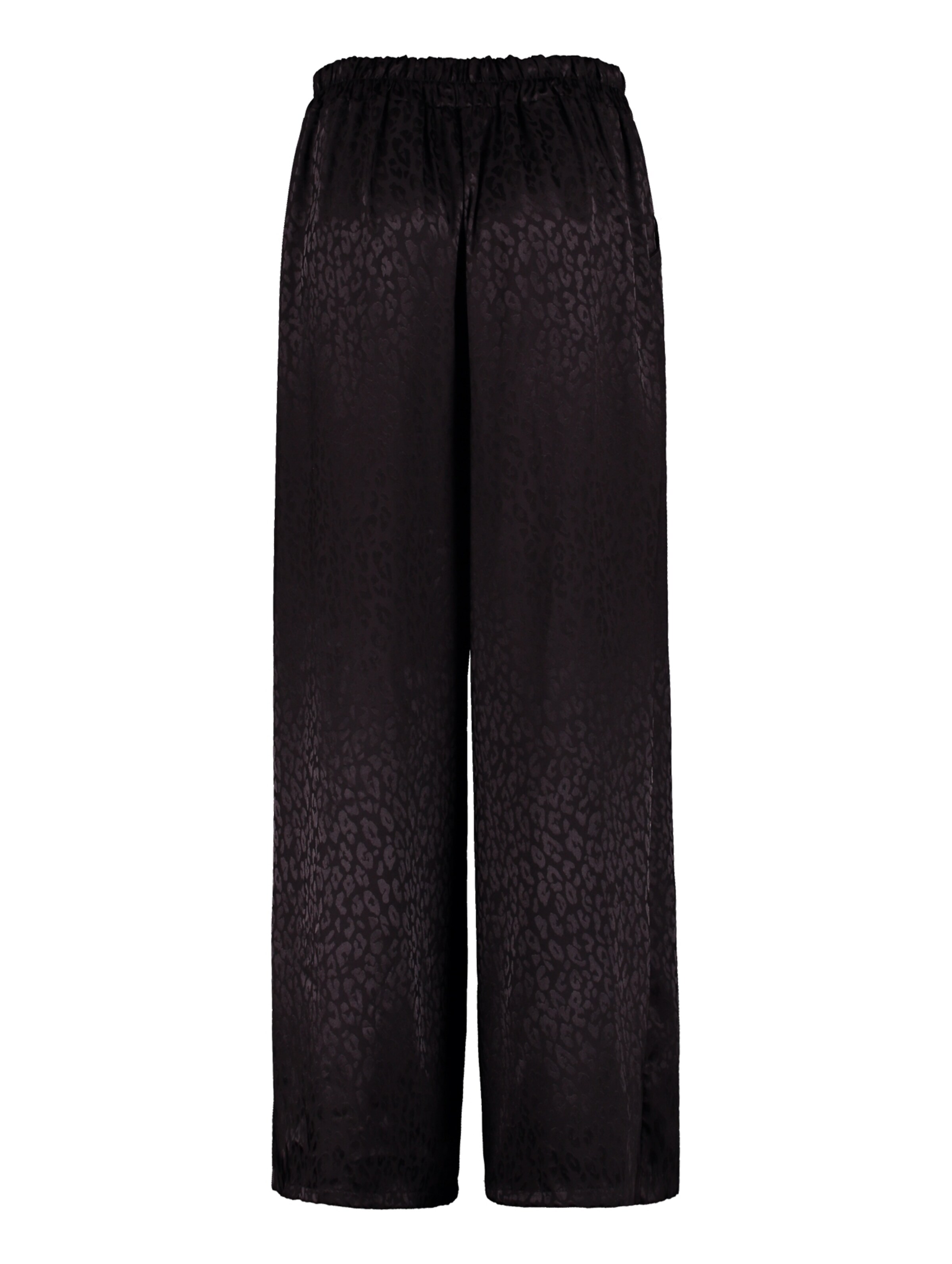 Hailys Wide leg Broek 'Am44inah' in Zwart