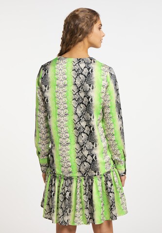 Robe-chemise IZIA en vert