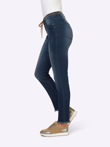 heine Slimfit Jeans in Blauw