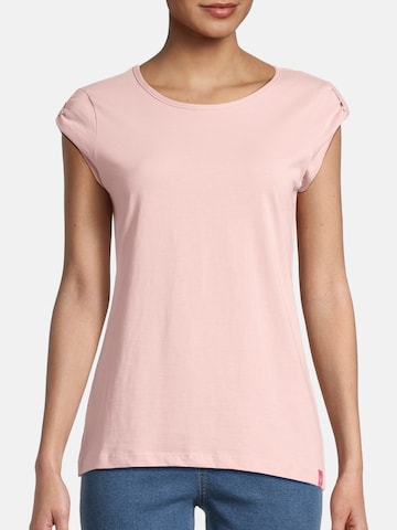 salzhaut T-Shirt 'BIIKE' in Pink