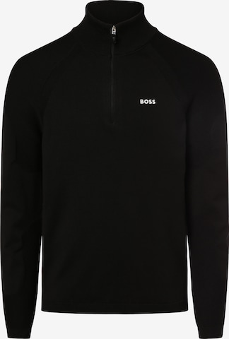 BOSS Black Sweater ' Perform-X_QZ ' in Black: front