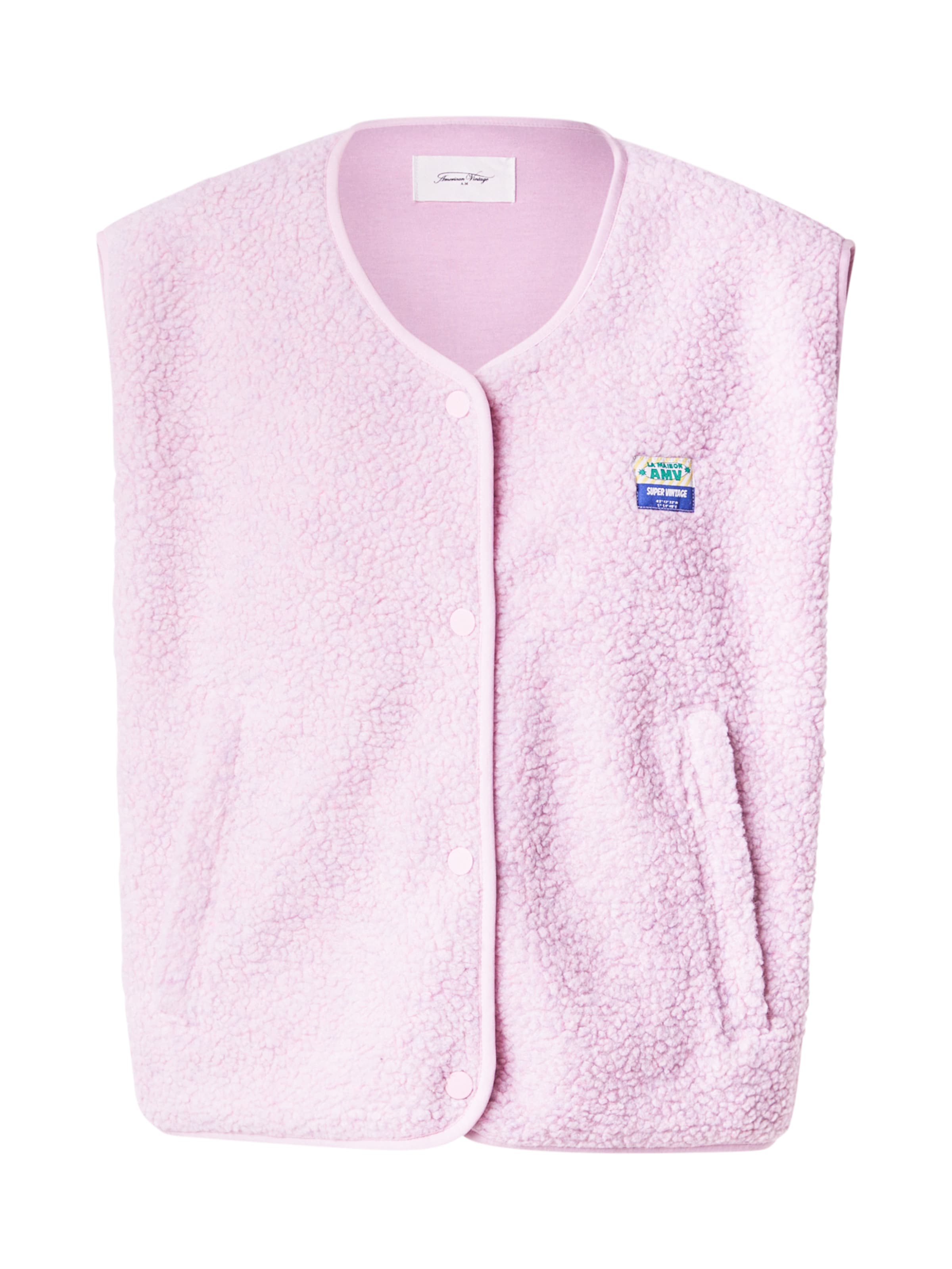 AMERICAN VINTAGE Bodywarmer 'HOKTOWN' in Roze: voorkant