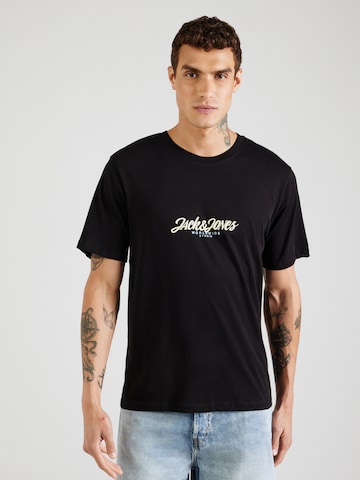 JACK & JONES Shirt in Black: front