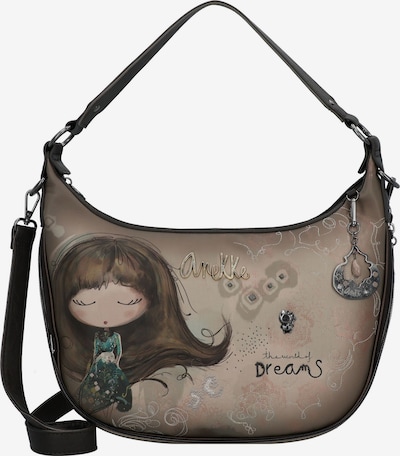 Anekke Schultertasche in braun / hellbraun / schwarz, Produktansicht