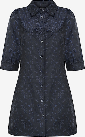 FRESHLIONS Kleid 'Neria' in Blau: Vorderseite