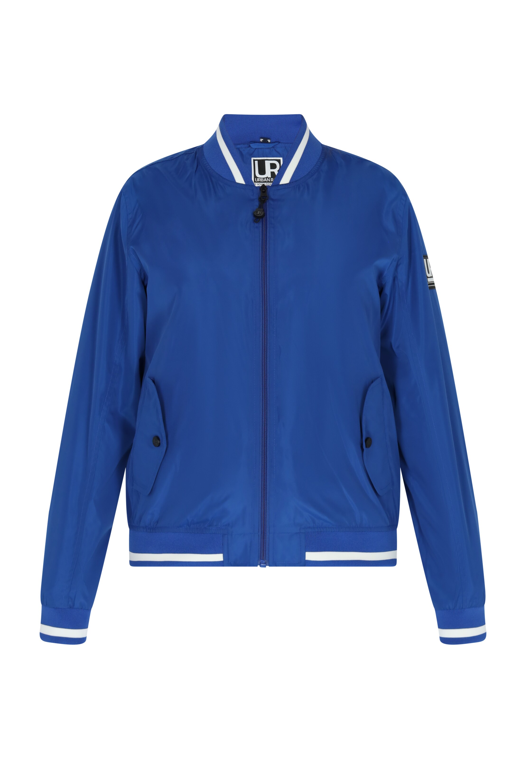 urban rain by Schmuddelwedda Between-season jacket in Blue: front