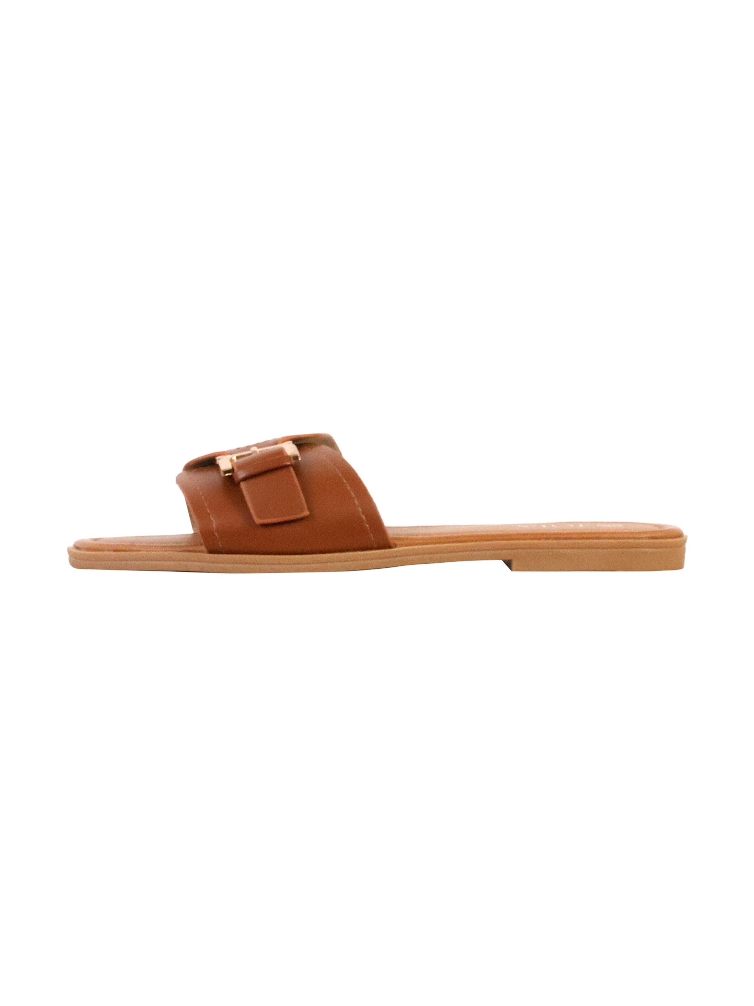 Joia - Sandalias 'Flache Sandalen zum Hineinschlüpfen' en beige: frente