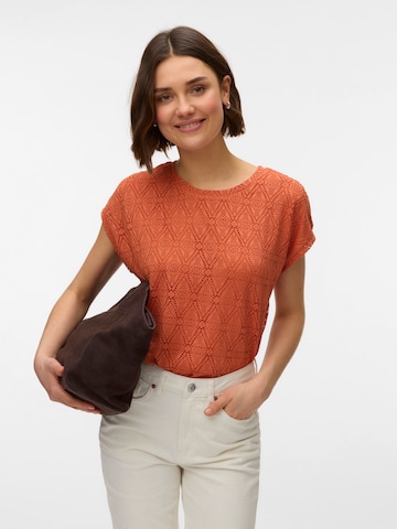 VERO MODA Shirt 'VMMAYA AVA' in Orange: front