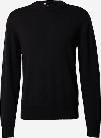 G-STAR - Jersey 'Premium Core' en negro: frente